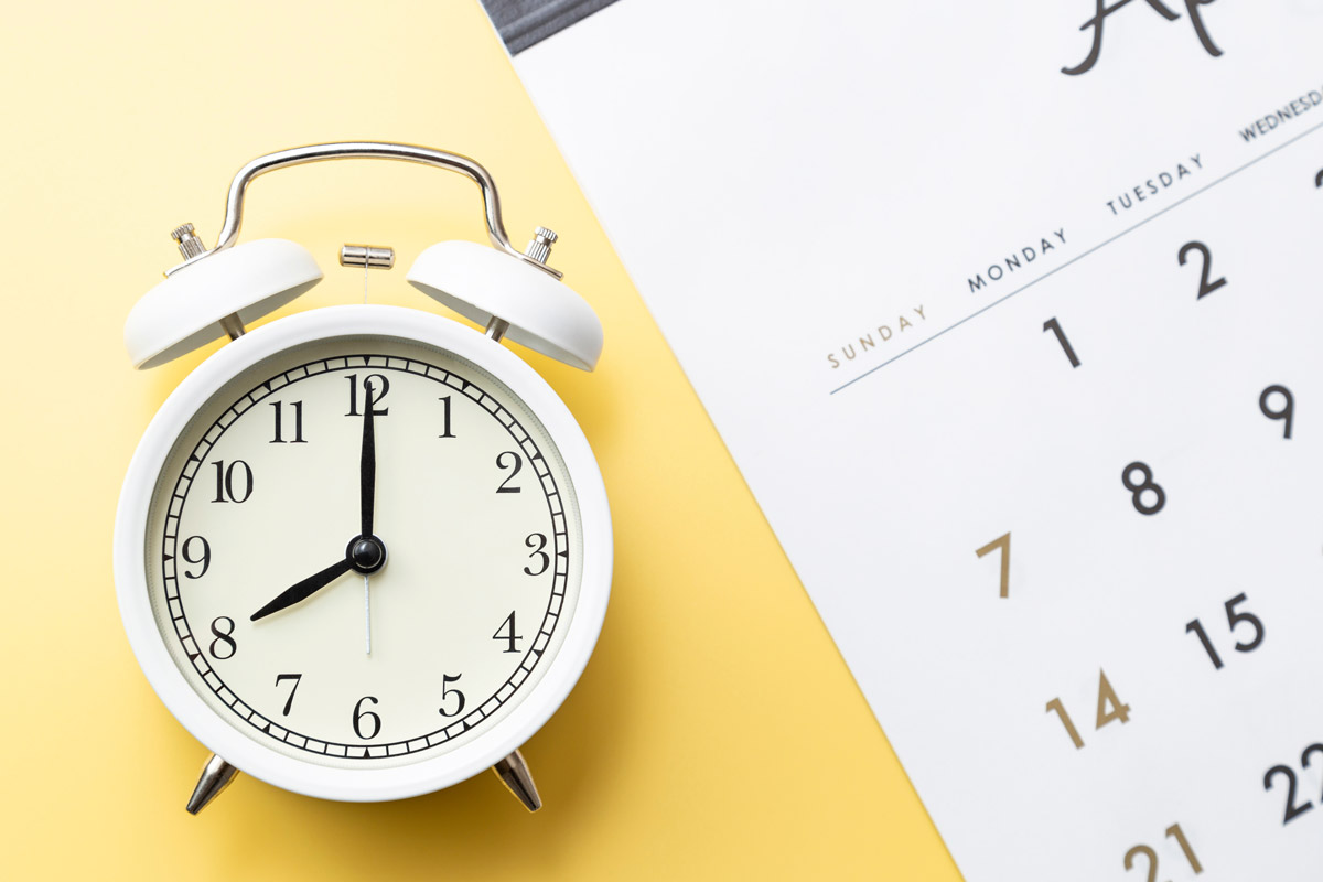 時計とカレンダー